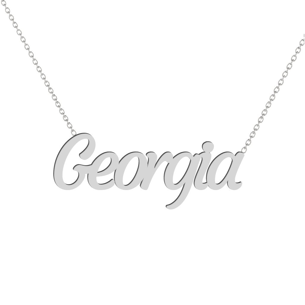 Gold Name Necklace - Georgia